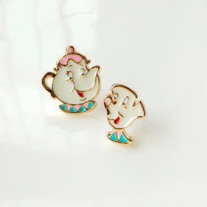 🍏50% OFF/3+...Mrs. Potts and Chips Stud Earrings